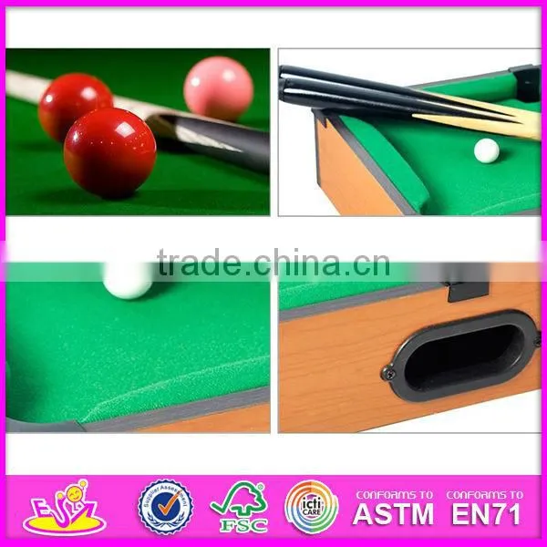 2014 Small wooden snooker table,snooker pool table toy for sale,mini wooden toy snooker table W11A032