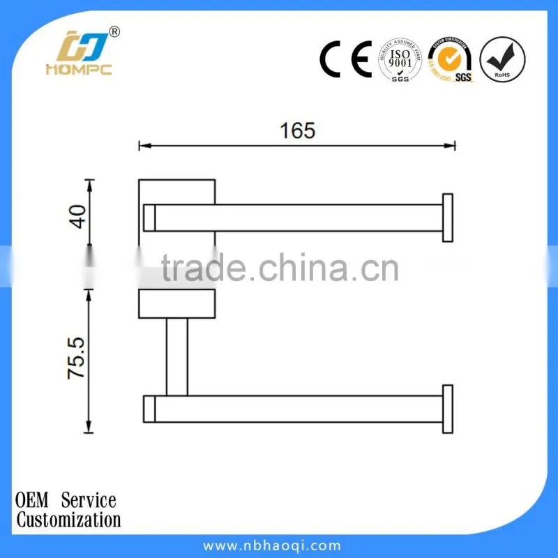 High quality brass handicap toilet grab bars