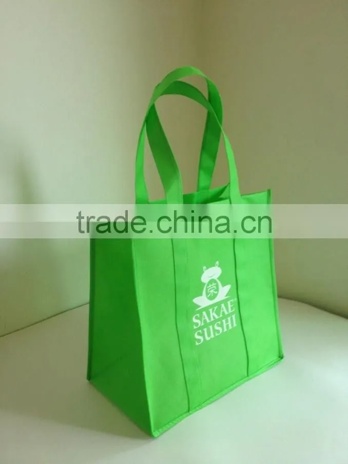 Wholesale Cheap Reusable 100gsm Nonwoven Shopping Grocery Bags