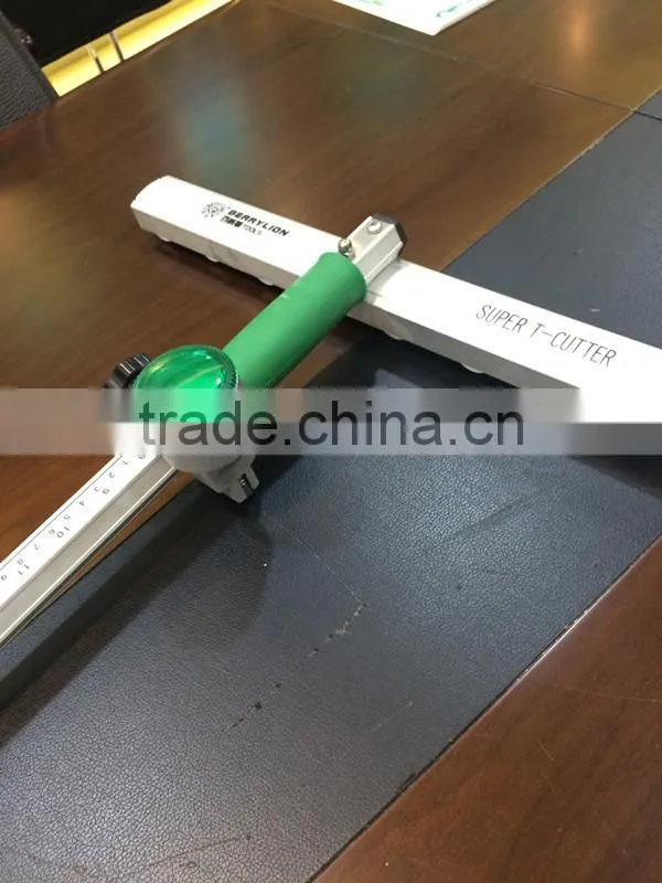 Berrylion 120mm high speed oil feeding thick T type glass cutter for sale
