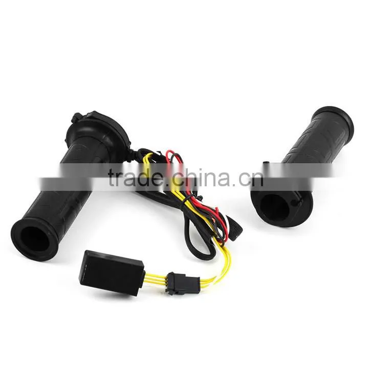 22mm ATVs Motorcycle Electric Heated Molded Silicone Hand Grips Warmers Handlebar