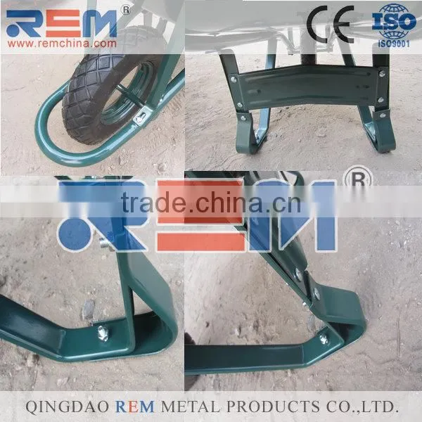 construction and farming wheel barrow with deep tray