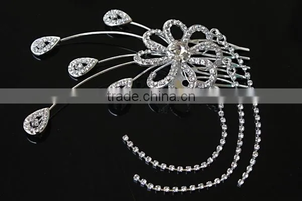 H172-191 2015 Fashion Jewelry Cheap Wedding Magic Hair Combs