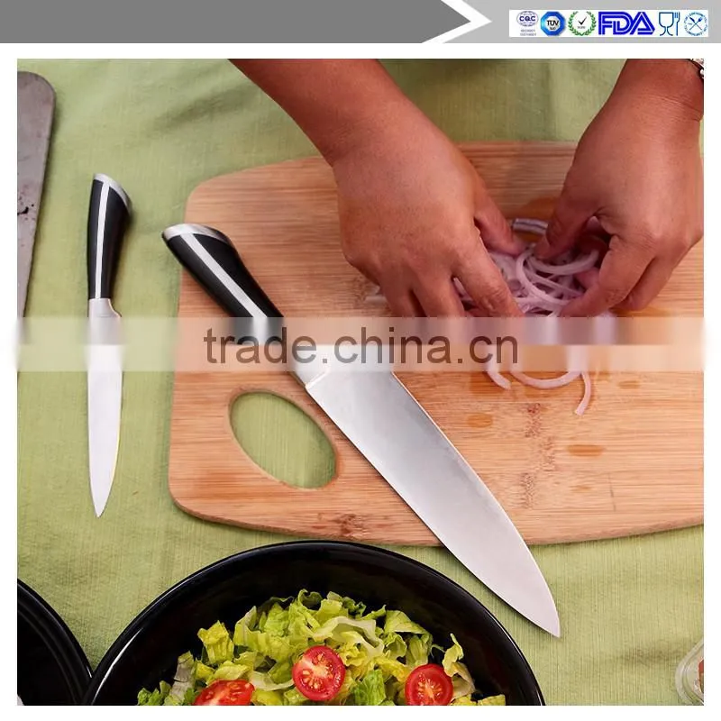 Stainless Steel and Impact Resistant ABS Handles 8" Chef Knife and 5" Utility Knife
