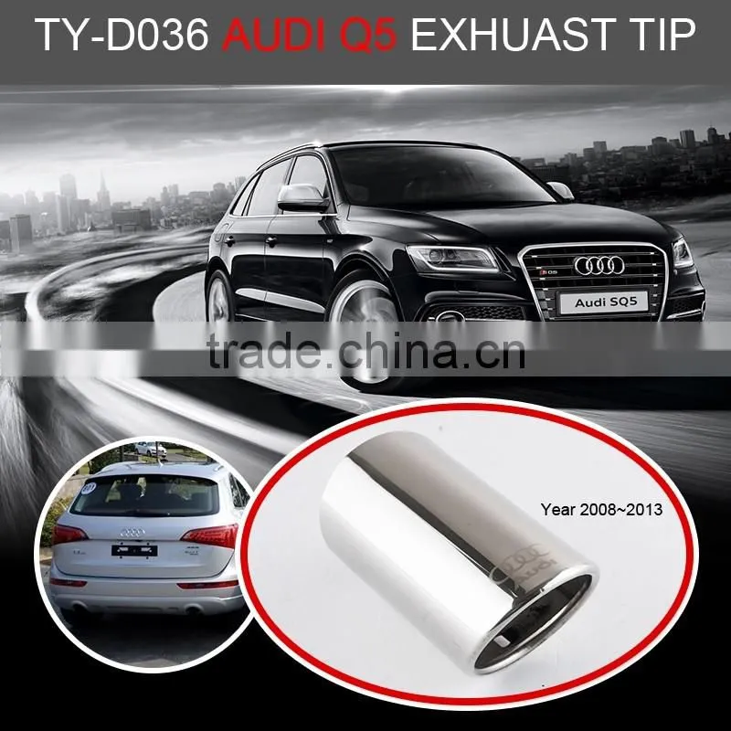 auto tuning stainless steel muffler tip for Audi Q5