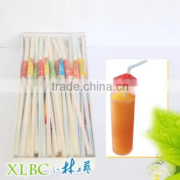cocktail parasol ass Flex straw