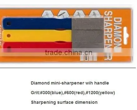 Diamond mini-Sharpener with handle