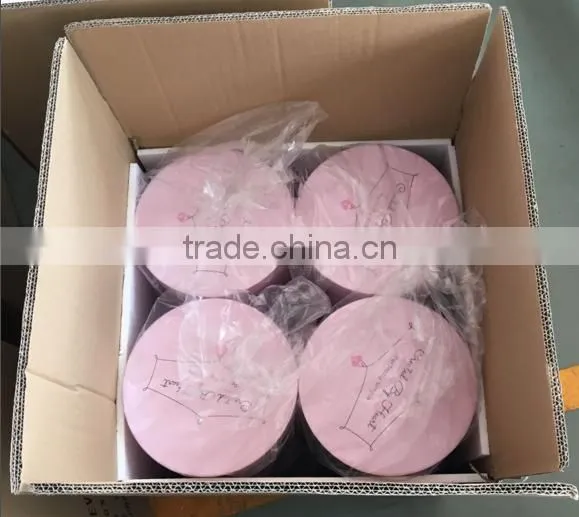 Zeal-X custom luxury round flower gift packaging box with logo printing