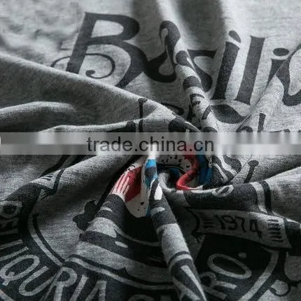 Europe style digital printing men t-shirt 100% cotton screen printing men t-shirt