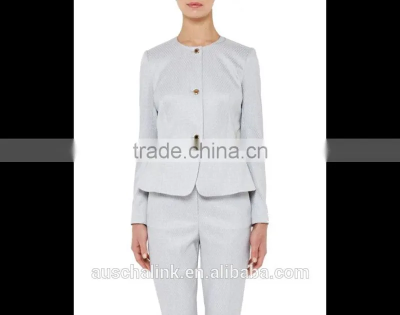 2016 Autumn ladies trendy suit deisign jackets wholesale