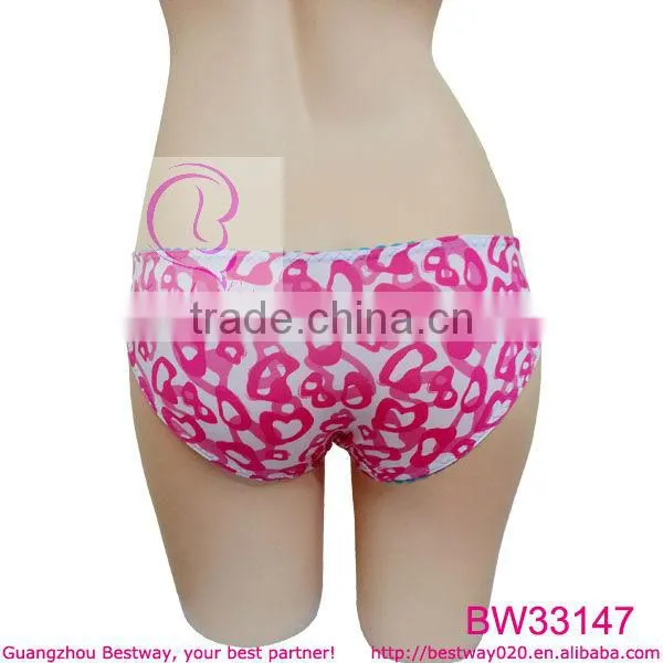 Girls wearing cute pink sweet heart panty