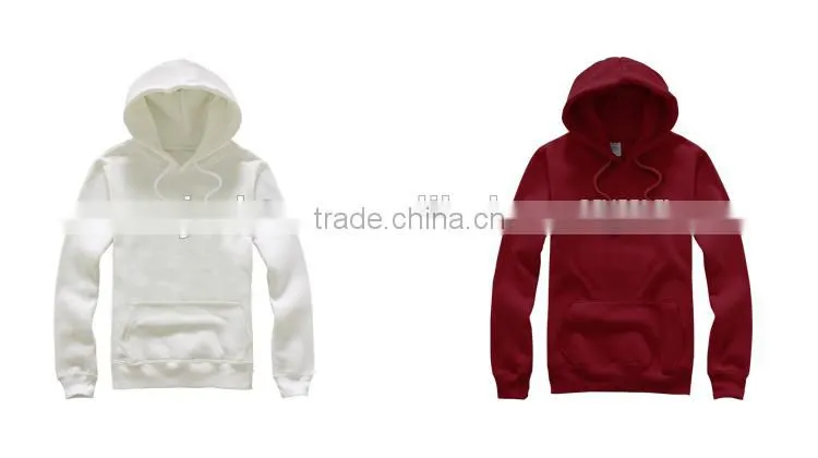 custom 100% polyester printing pullover hoodie with own logo