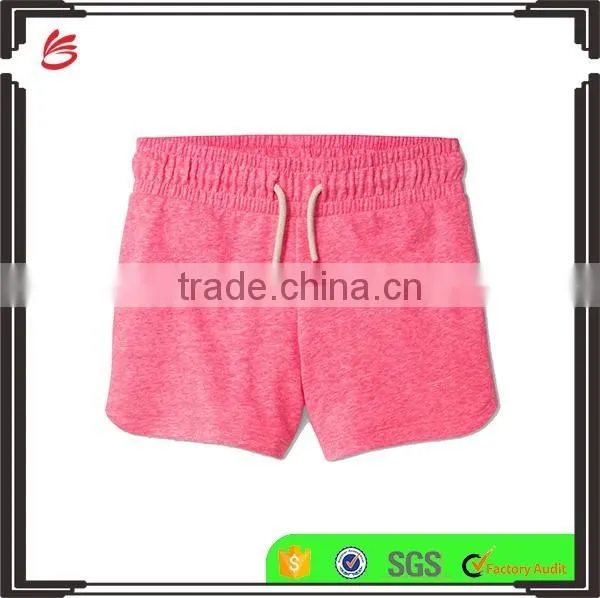 Hot selling 2017 wholesale knit baby clothes girls shorts sweet child clothing pull on