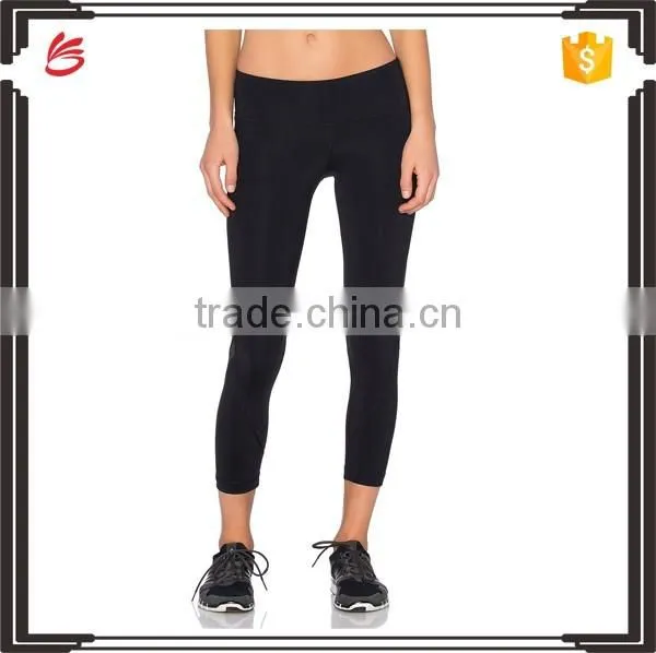 Top quality custom yoga leggings slim fit pants fabric for ladies