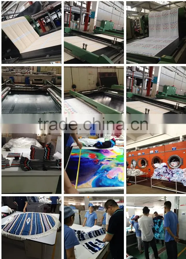 Custom Design Reactive Printed Beach Towel Round China Trade Assurance Factory