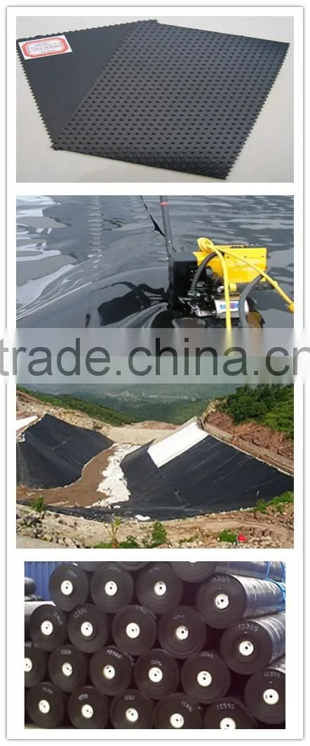 Hdpe geomembrane for seepage control project