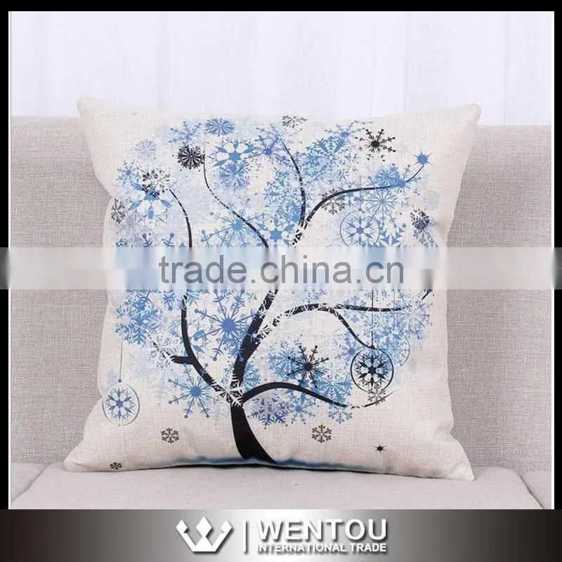 Wholesale Monogram Tree Printed Cushion Cover Pillowcase