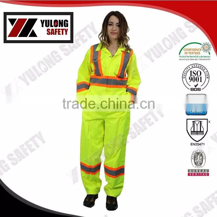 Best Selling China Manufacture 3M Hi Vis Coverall Road Safety Reflective Uniform