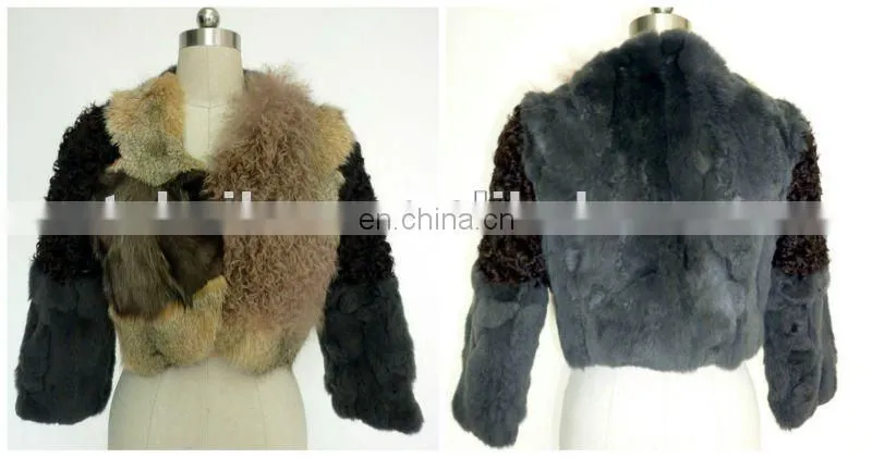 2012 new item short mink fur coat for girl