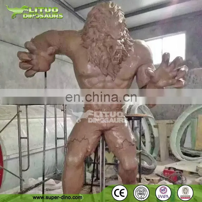 Fiberglass Product Playground Decor Large Online Game Statue