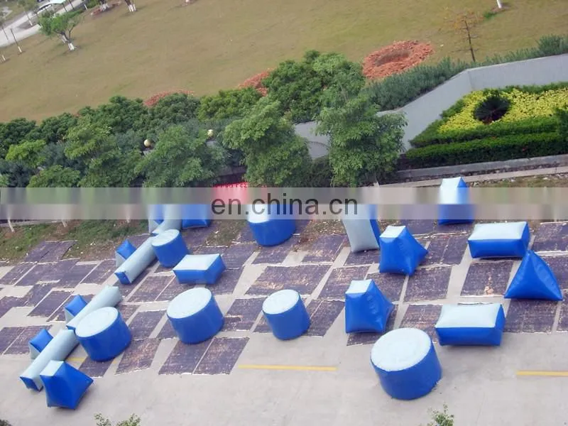 Guangzhou manufacturer field bunker inflatable paintball for fun