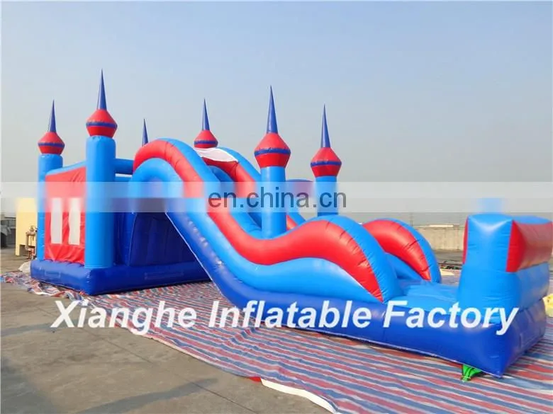 New design inflatable bouncy castle with water slide 10.5x4x4.5m