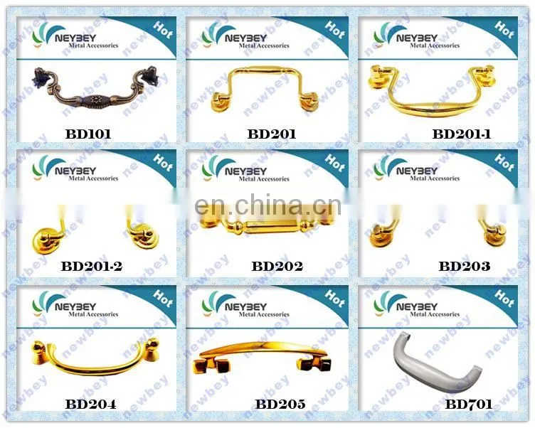 Jewelry case hardware handles and locks BD201 and BL505