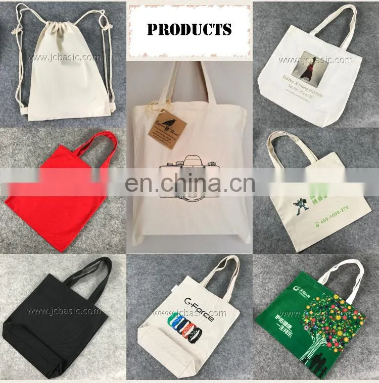 custom personalized red cotton tote bags printed logo