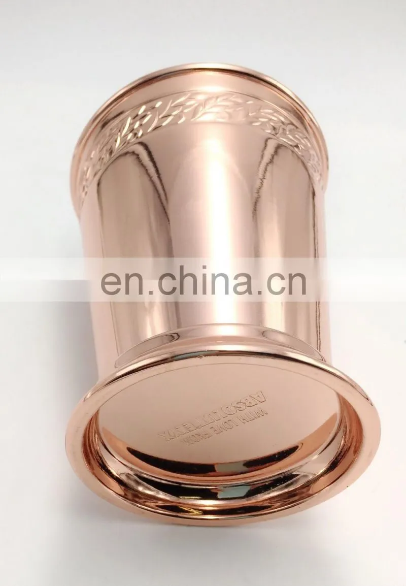 High grade rose gold cup