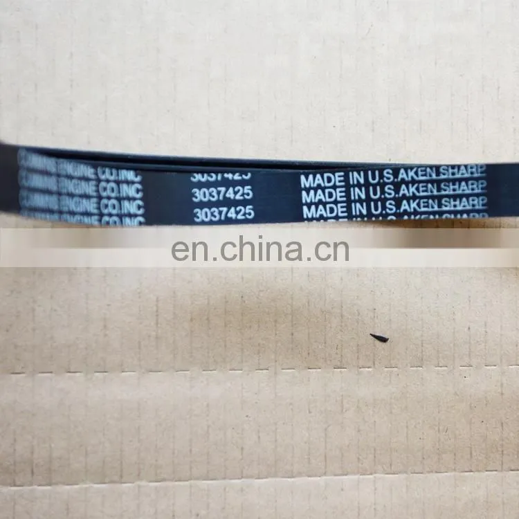 High Quality QSM11 M11 Spare Parts Ribbed V Fan Belt 3037425