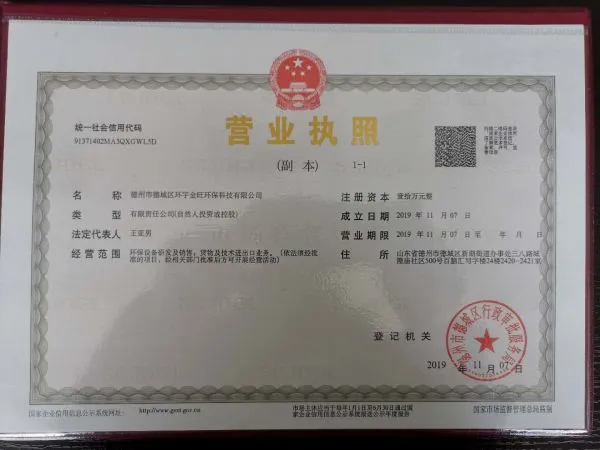 Global Jinwang Envirotech Co., Ltd. company overview - view 1
