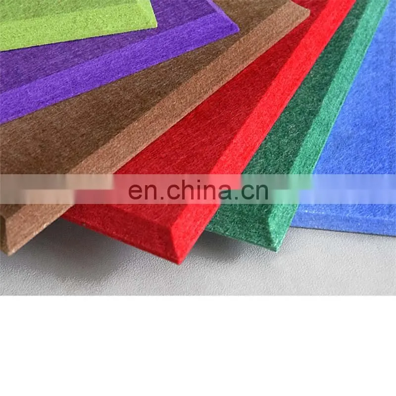 Dust-proof Polyester Acoustic Panel Felt Sound Absorbing Ceiling