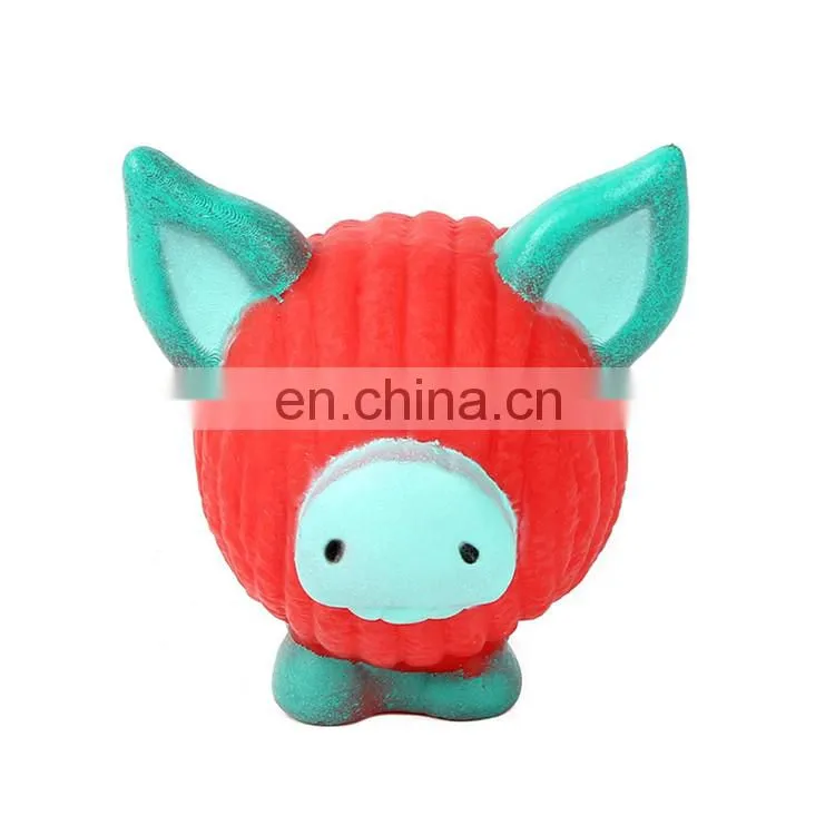 Cow Shaped Puppy Dog Toys Chewing Squeaky Vinyl Pet Toys With Sound Squeaker
