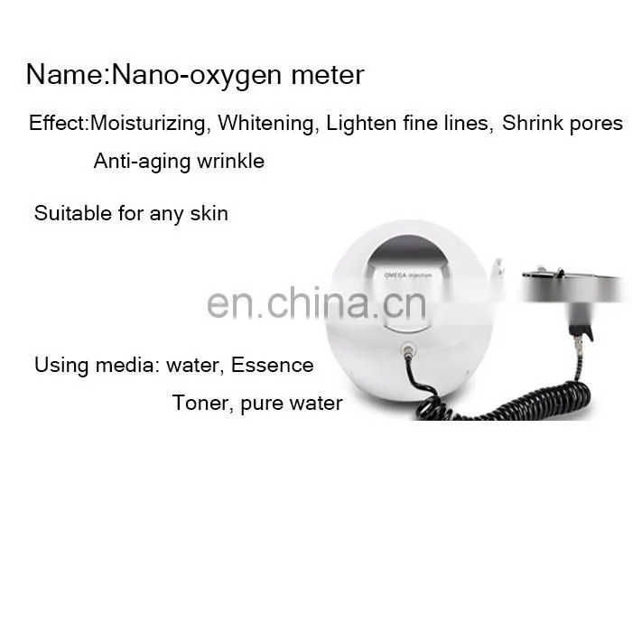 Salon products Hot Selling Facial Spray Machine Omega Oxygen Injection for Moisture beauty equipment facial spray