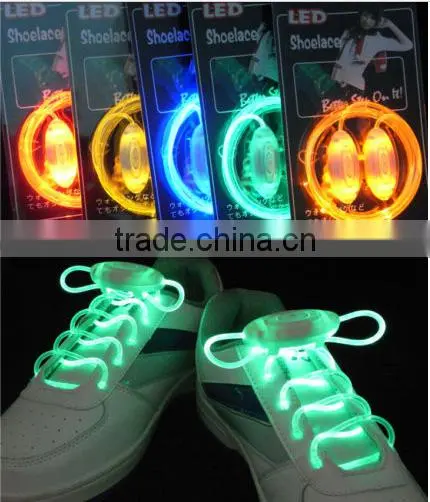 New LED Shoelaces Shoe Laces Shoestring Flash Light Up Glow Luminous Waterproof