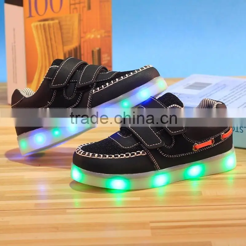 Shoes Kid 2016 Kid Shoes led Luminous Light Up Shoes for Kid With High Quality