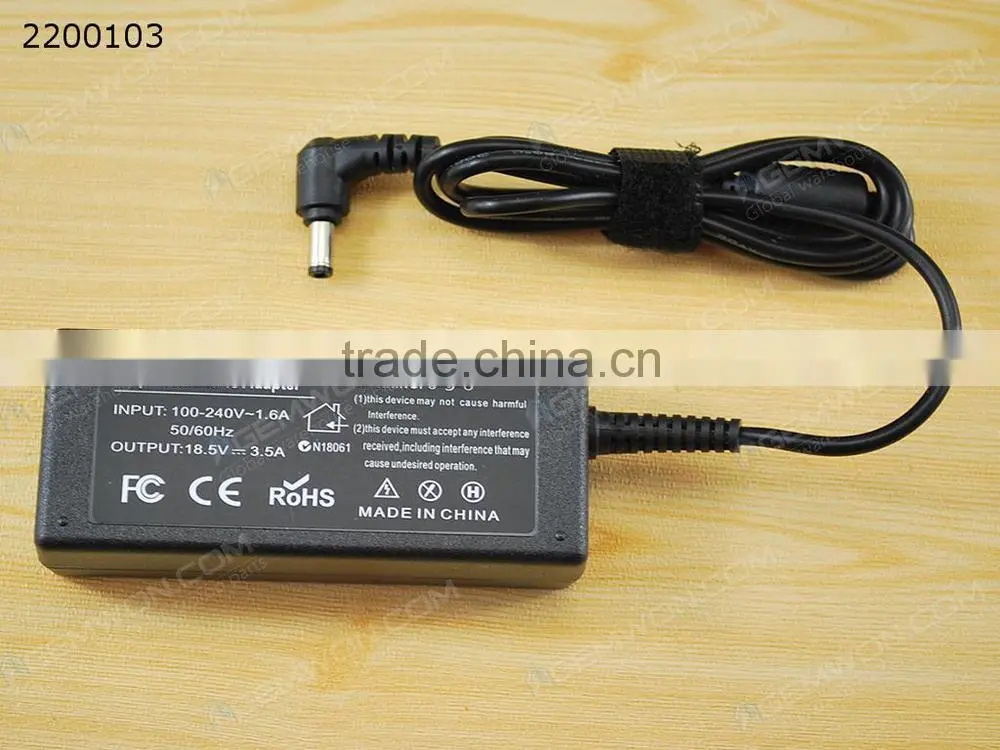 High Copy Laptop AC Power adapter for HP 18.5V 3.5A 5.5*2.5mm 65W