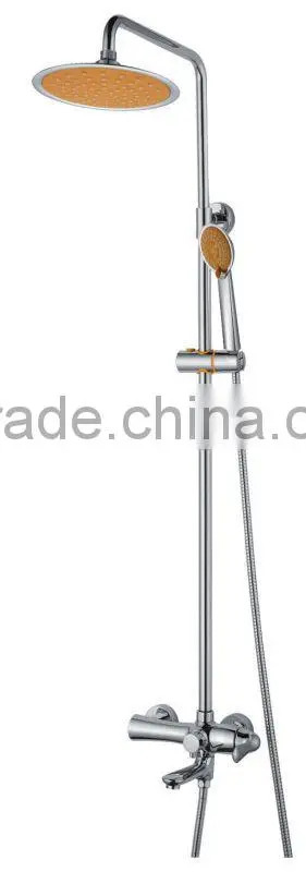 European Style Orange Colour Bathroom Faucet Shower Set In Wall