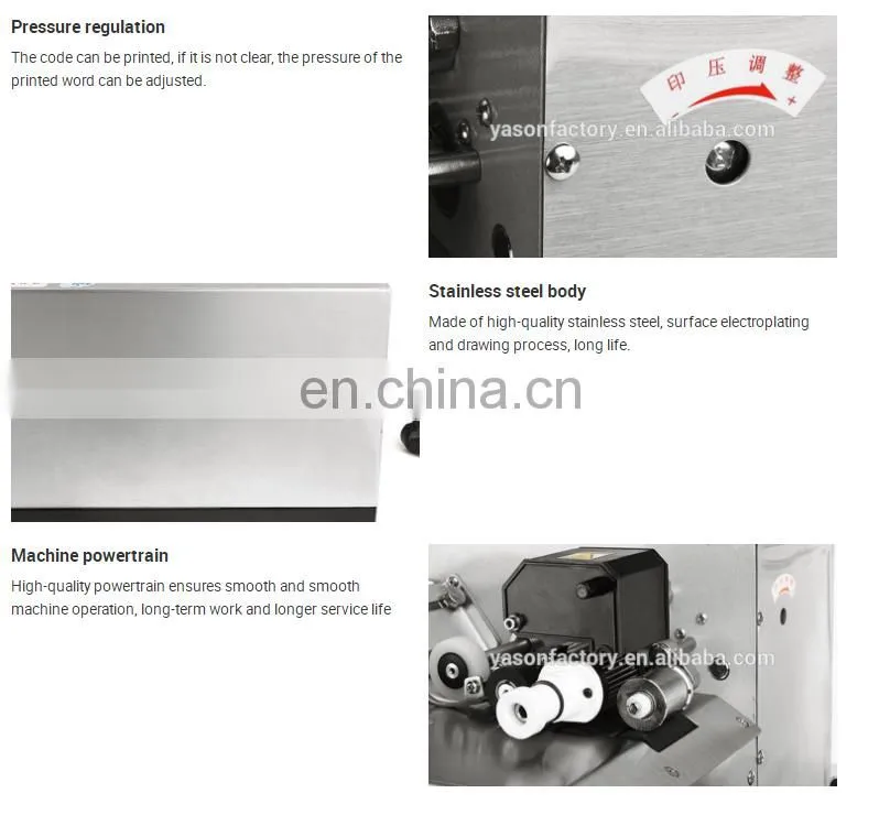 My-380 dry hot solid ink roller solid-ink batch and hot foil production date coding machine