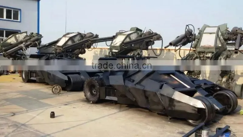 giant iron motif robot car model for holiday