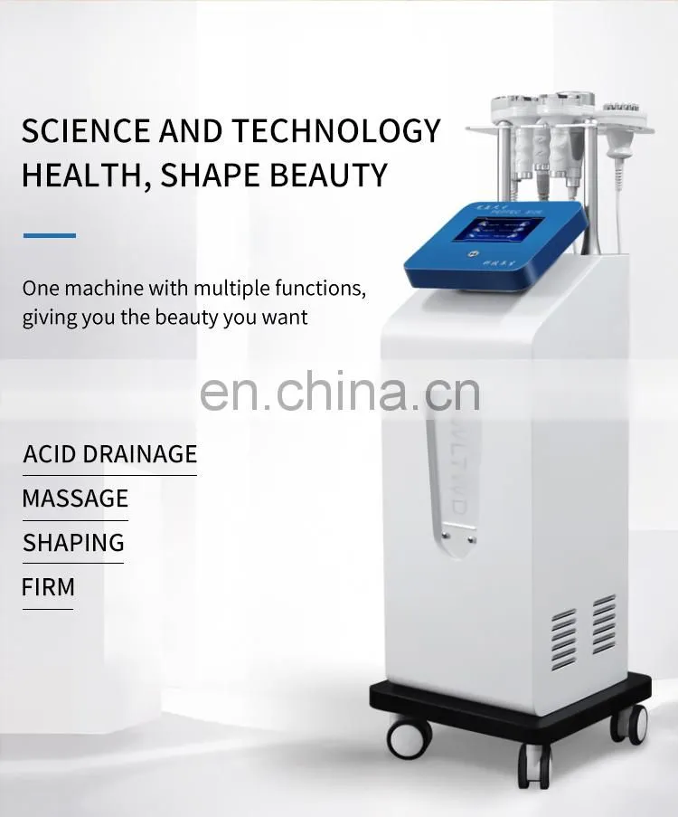 Factory Rf Vacuum Massage Slimming Machine 5D Carving Weight Loss Shaping Instrument Slimming Cavitation Personal Care Machine
