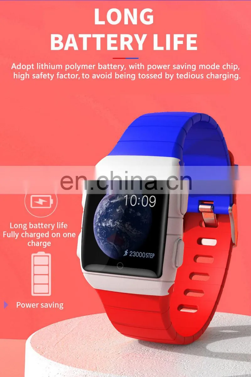 SANDA CR11 Full touch screen smart watch camera heart rate temperature luminous unisex sport Heart Rate Monitor Smart Watch Band