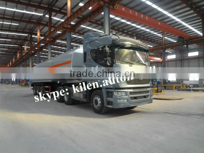 CAMC truck Tri-axles 40000-45000L fuel tanker trailer for sale