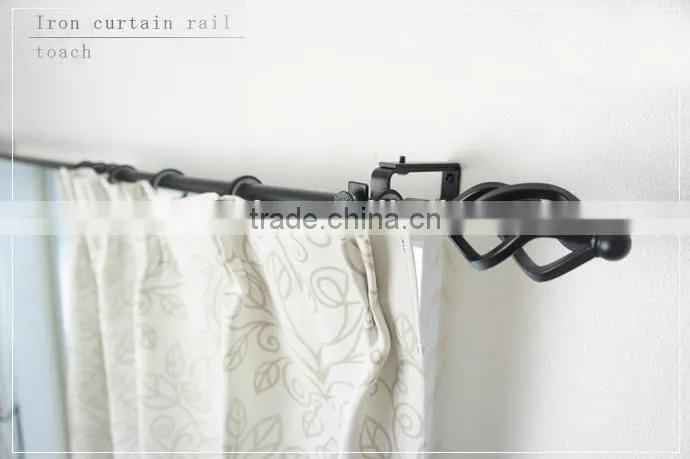 spay-painted curtain rod end cap/curtain finial