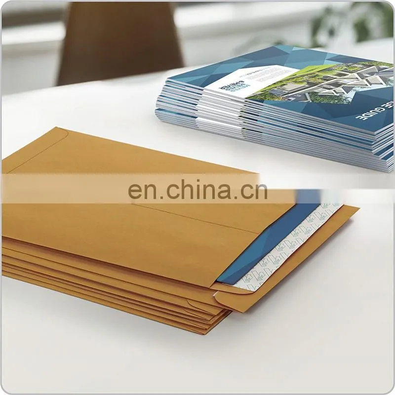ZF350A Automatic Big brown kraft File folder paper bag envelope making machine with self seal flap tape on-line