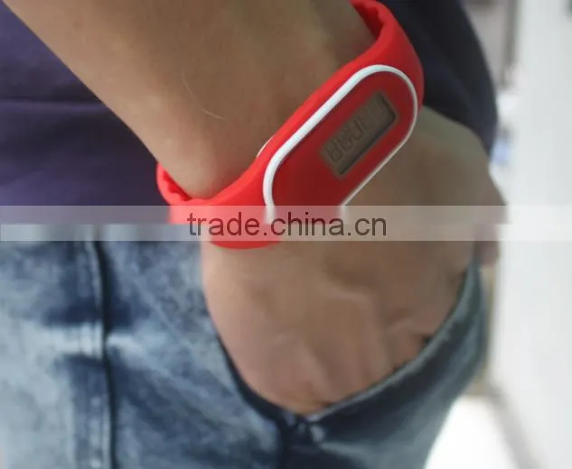 Silicone pedometer, Digital Pedometer, Sports pedometer