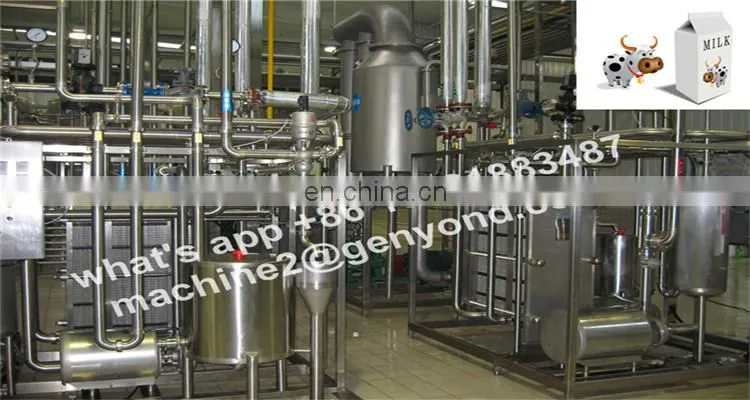 Plate Pasteurizer (3 sections) for milk juice ice cream