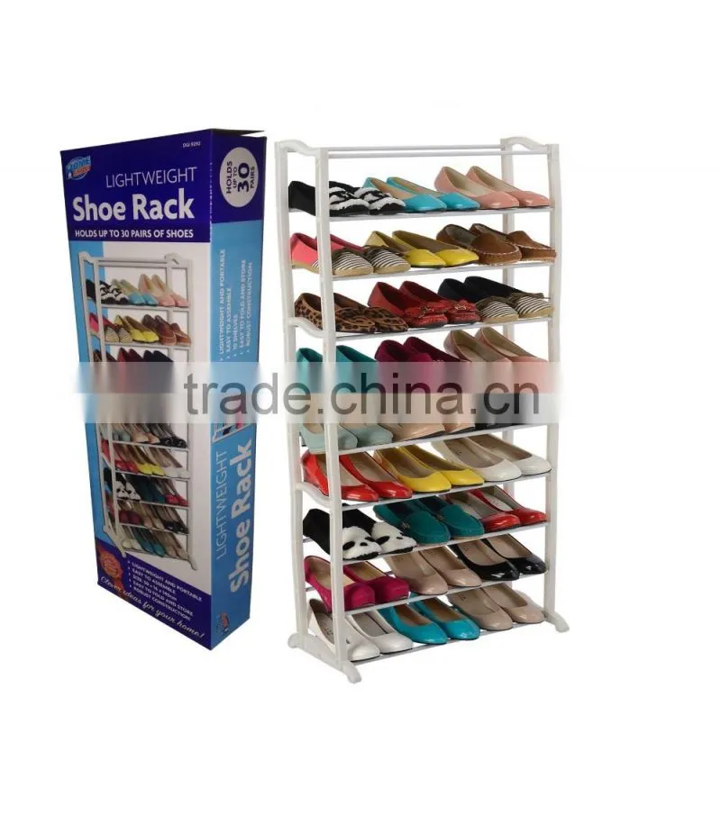 DIY 30pair shoes rack plastic household product storage rack