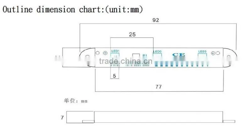 dc12v/24v led module 5730 smd led module waterproof ip68 for light box led module