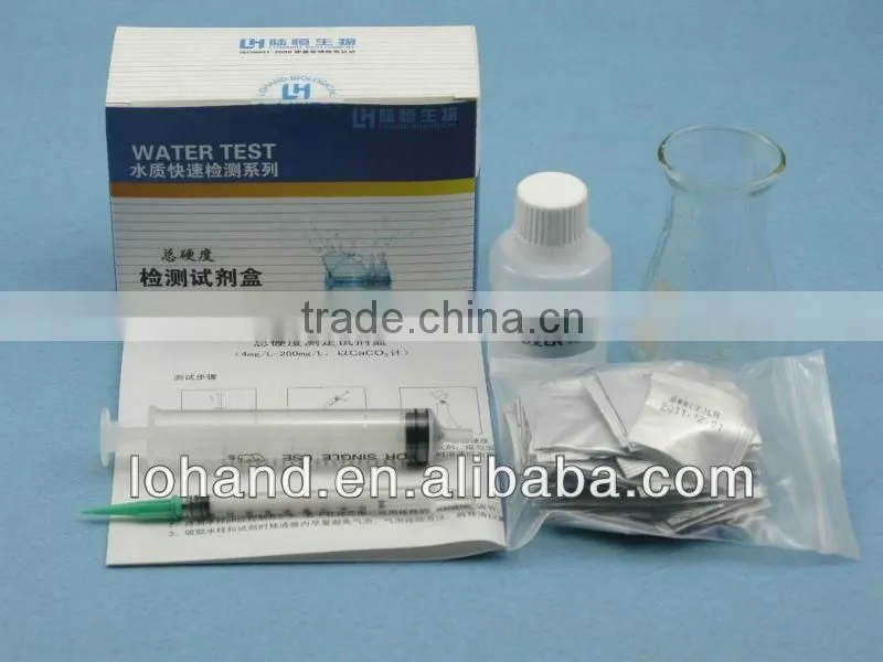 Hotsale low cost water test total hardness of water test kit